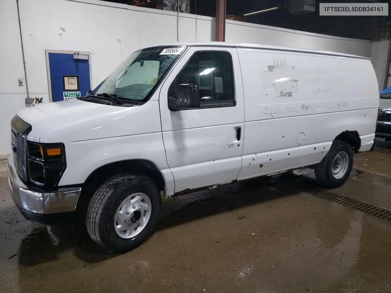 2013 Ford Econoline E350 Super Duty Van VIN: 1FTSE3EL5DDB34161 Lot: 70895654