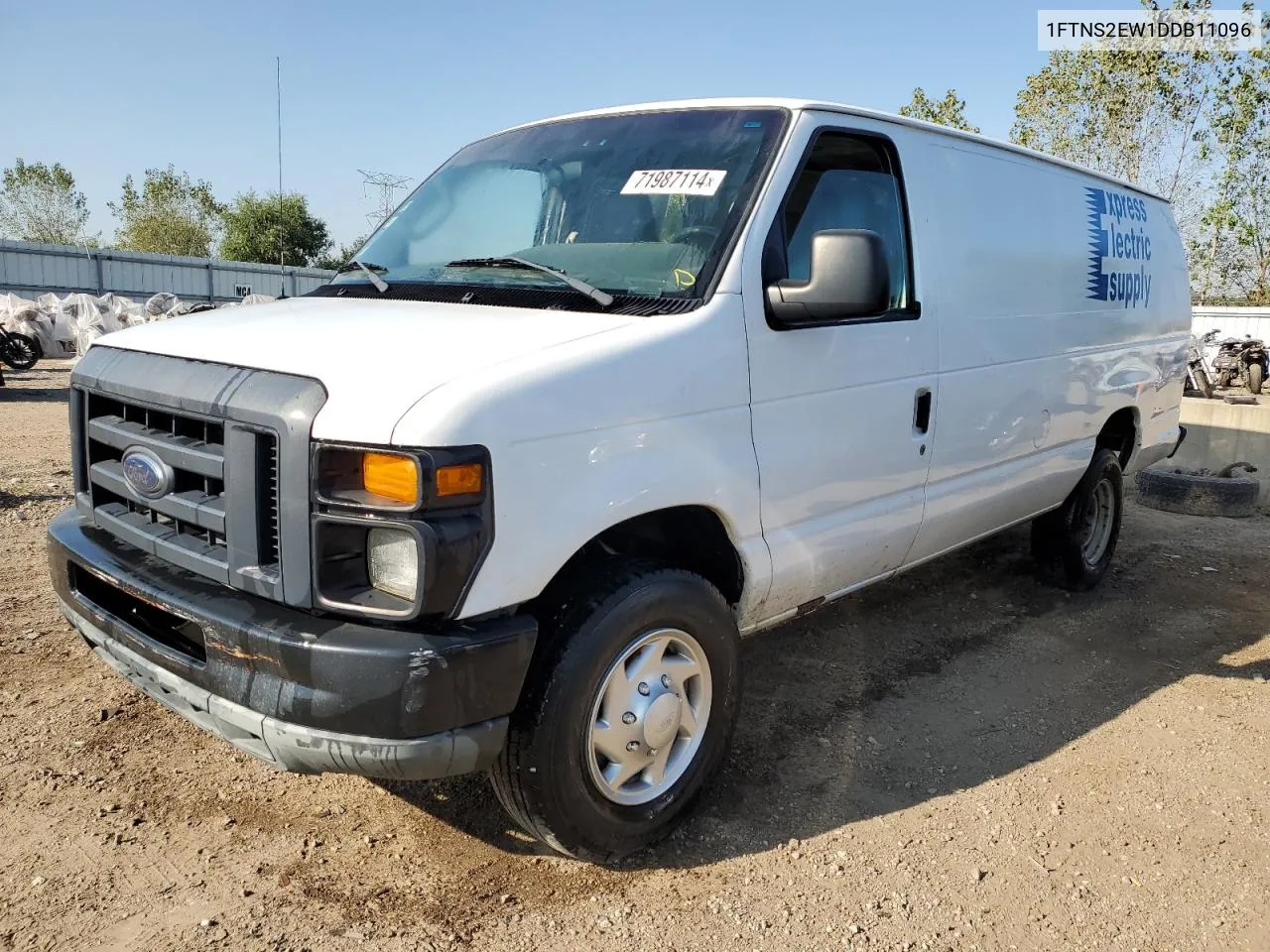 2013 Ford Econoline E250 Van VIN: 1FTNS2EW1DDB11096 Lot: 71987114