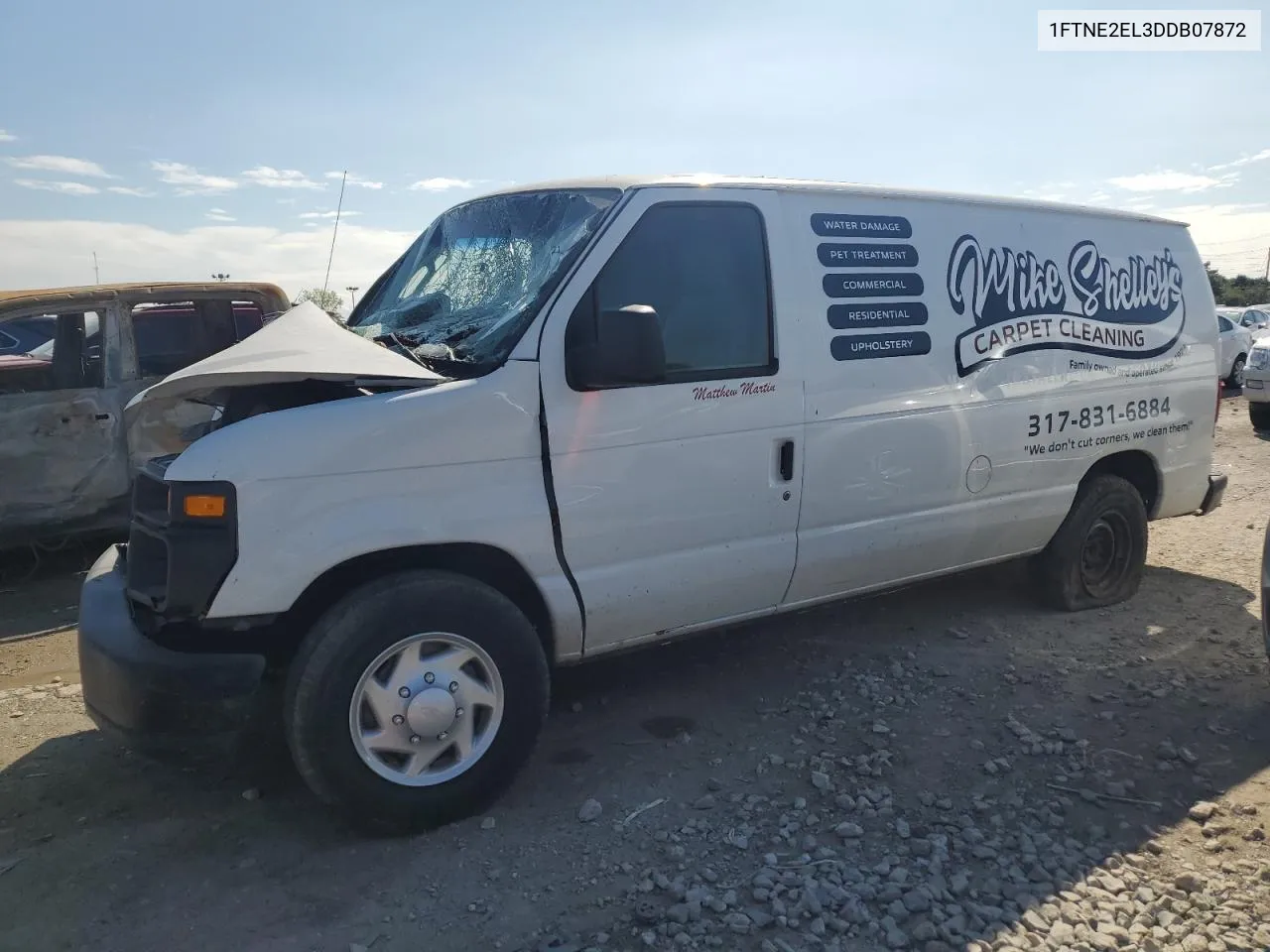 2013 Ford Econoline E250 Van VIN: 1FTNE2EL3DDB07872 Lot: 72656434