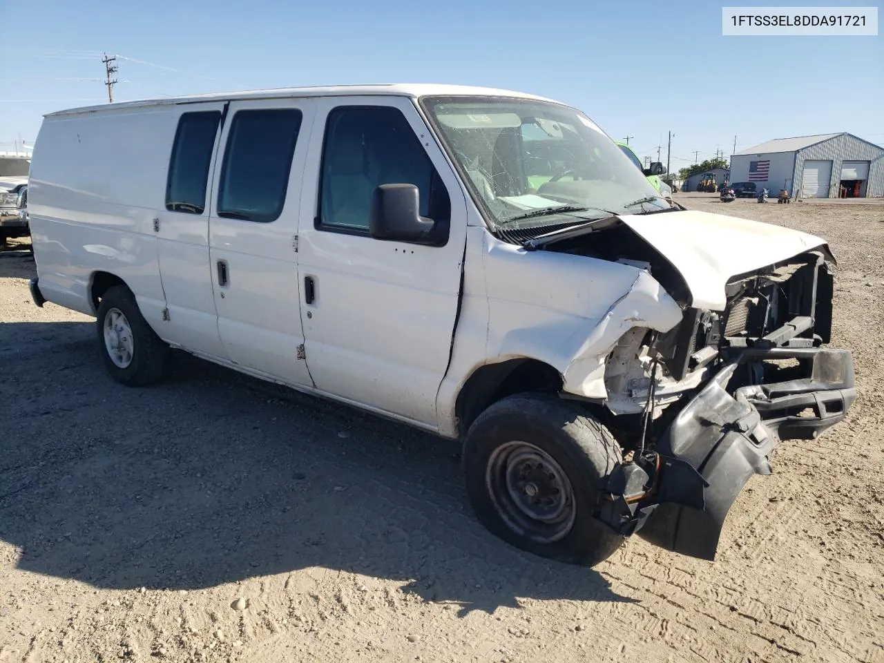 2013 Ford Econoline E350 Super Duty Van VIN: 1FTSS3EL8DDA91721 Lot: 72741874