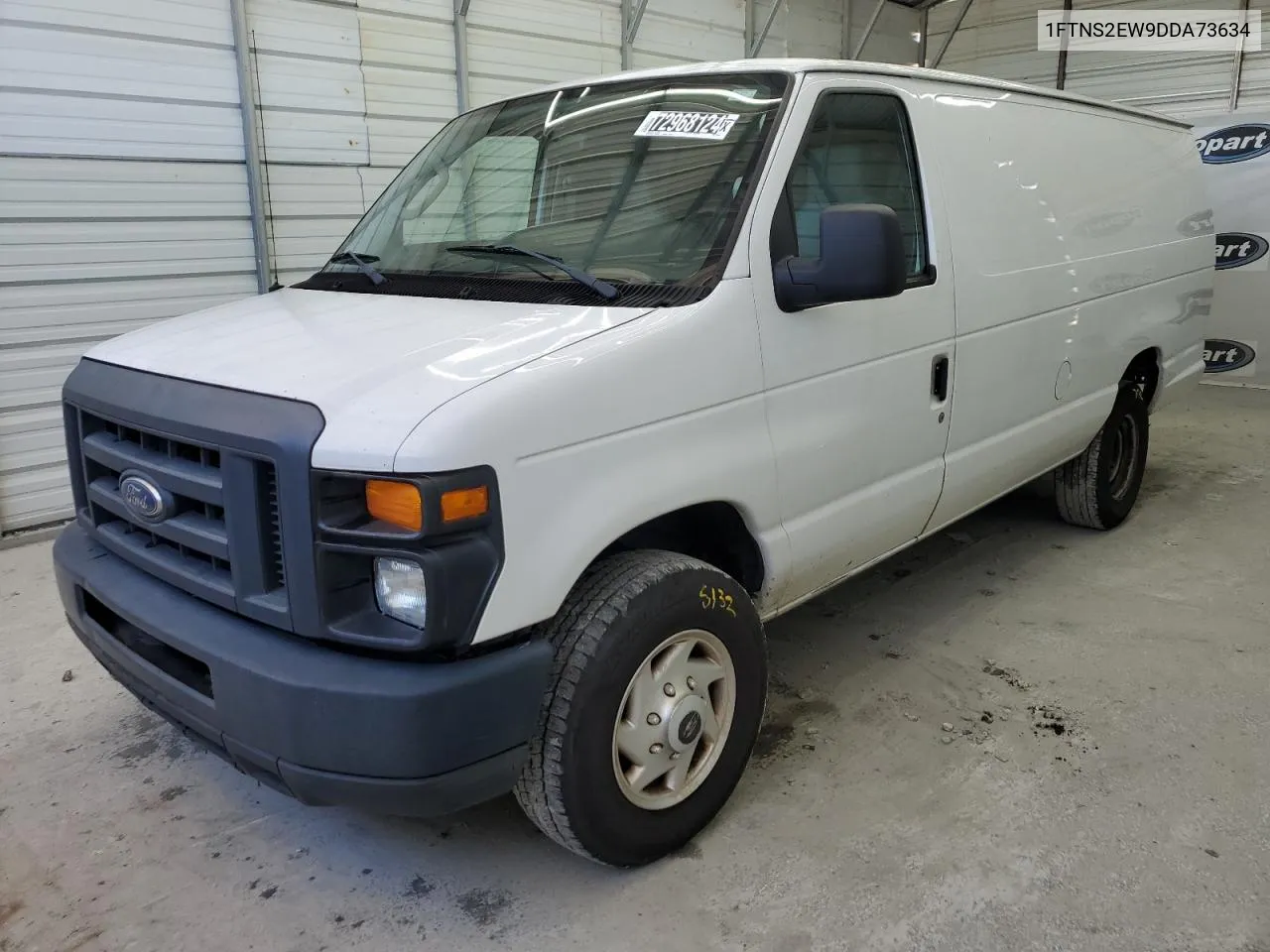 2013 Ford Econoline E250 Van VIN: 1FTNS2EW9DDA73634 Lot: 72968124