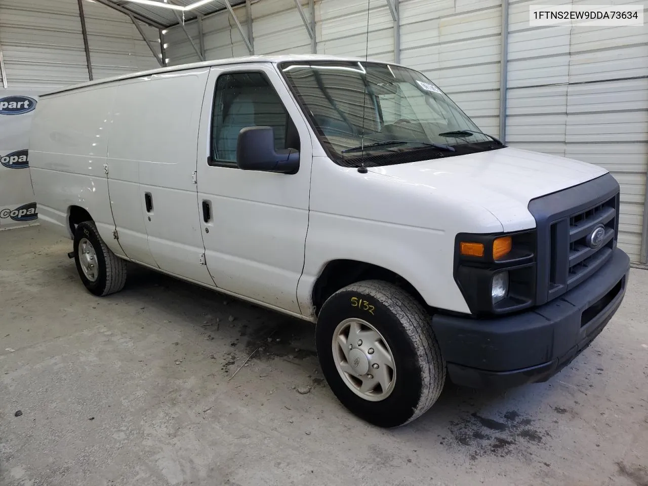 2013 Ford Econoline E250 Van VIN: 1FTNS2EW9DDA73634 Lot: 72968124