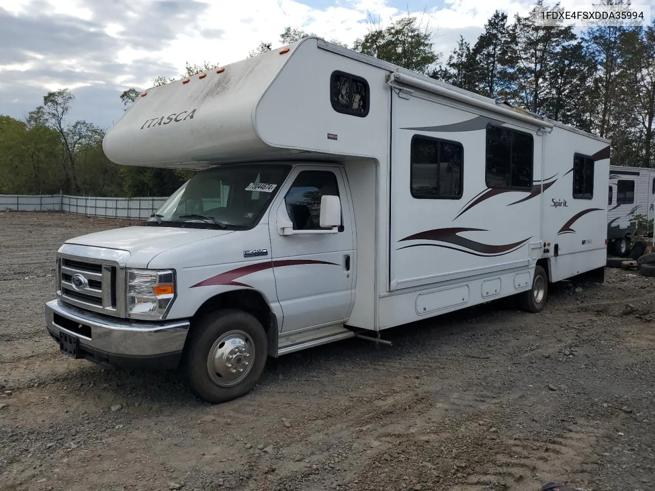 2013 Ford Econoline E450 Super Duty Cutaway Van VIN: 1FDXE4FSXDDA35994 Lot: 73044674