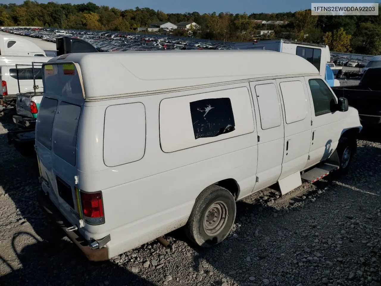 2013 Ford Econoline E250 Van VIN: 1FTNS2EW0DDA92203 Lot: 73372794