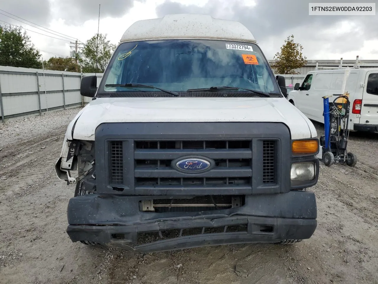 2013 Ford Econoline E250 Van VIN: 1FTNS2EW0DDA92203 Lot: 73372794