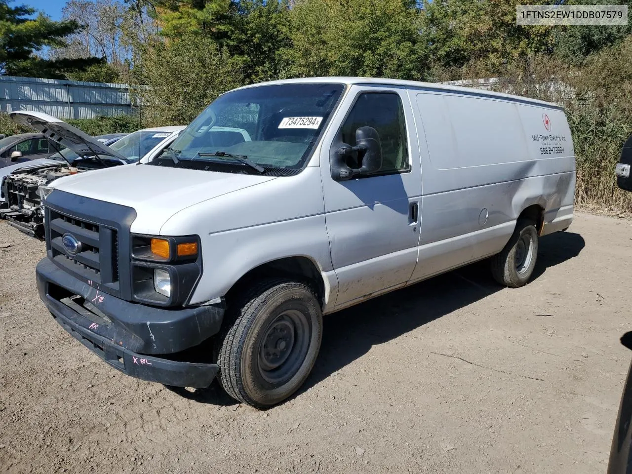 2013 Ford Econoline E250 Van VIN: 1FTNS2EW1DDB07579 Lot: 73475294