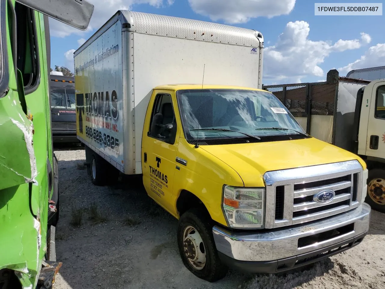 2013 Ford Econoline E350 Super Duty Cutaway Van VIN: 1FDWE3FL5DDB07487 Lot: 73966534