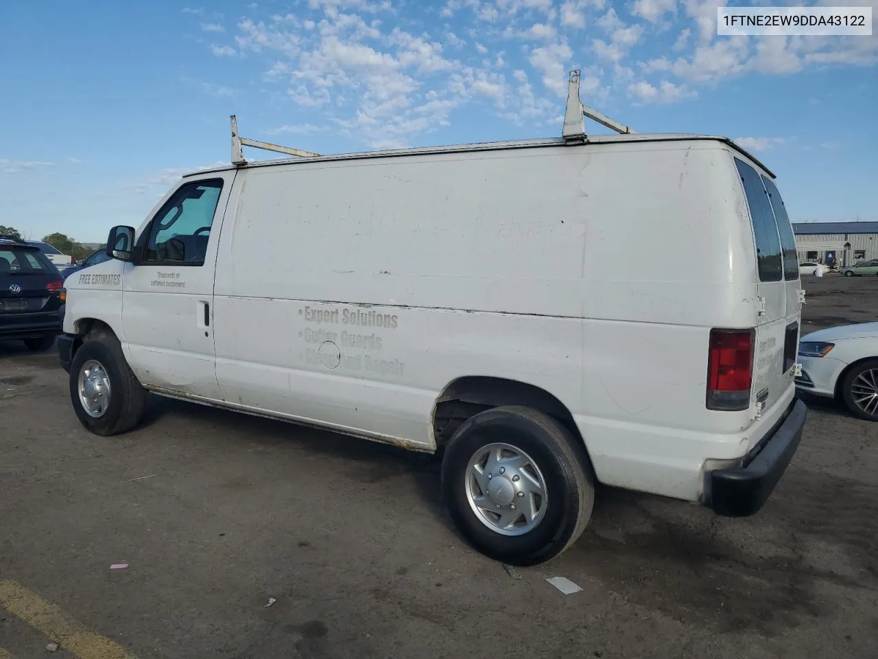 2013 Ford Econoline E250 Van VIN: 1FTNE2EW9DDA43122 Lot: 75044144