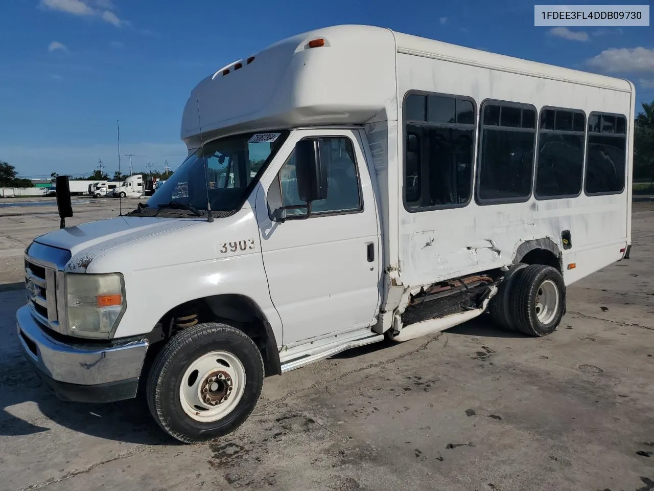 2013 Ford Econoline E350 Super Duty Cutaway Van VIN: 1FDEE3FL4DDB09730 Lot: 75062364