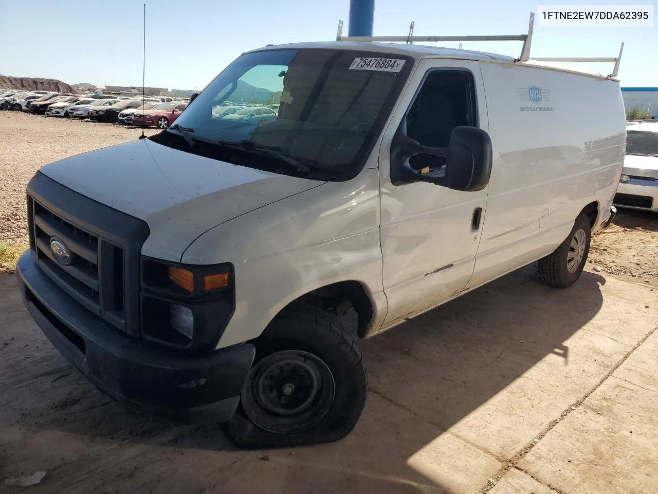 2013 Ford Econoline E250 Van VIN: 1FTNE2EW7DDA62395 Lot: 75476884