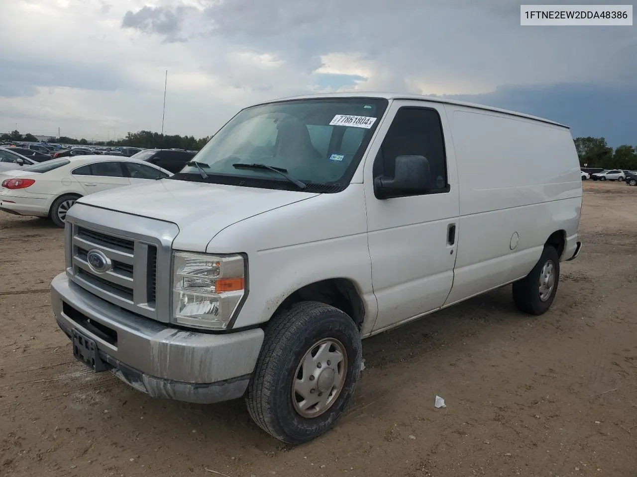 2013 Ford Econoline E250 Van VIN: 1FTNE2EW2DDA48386 Lot: 77861804