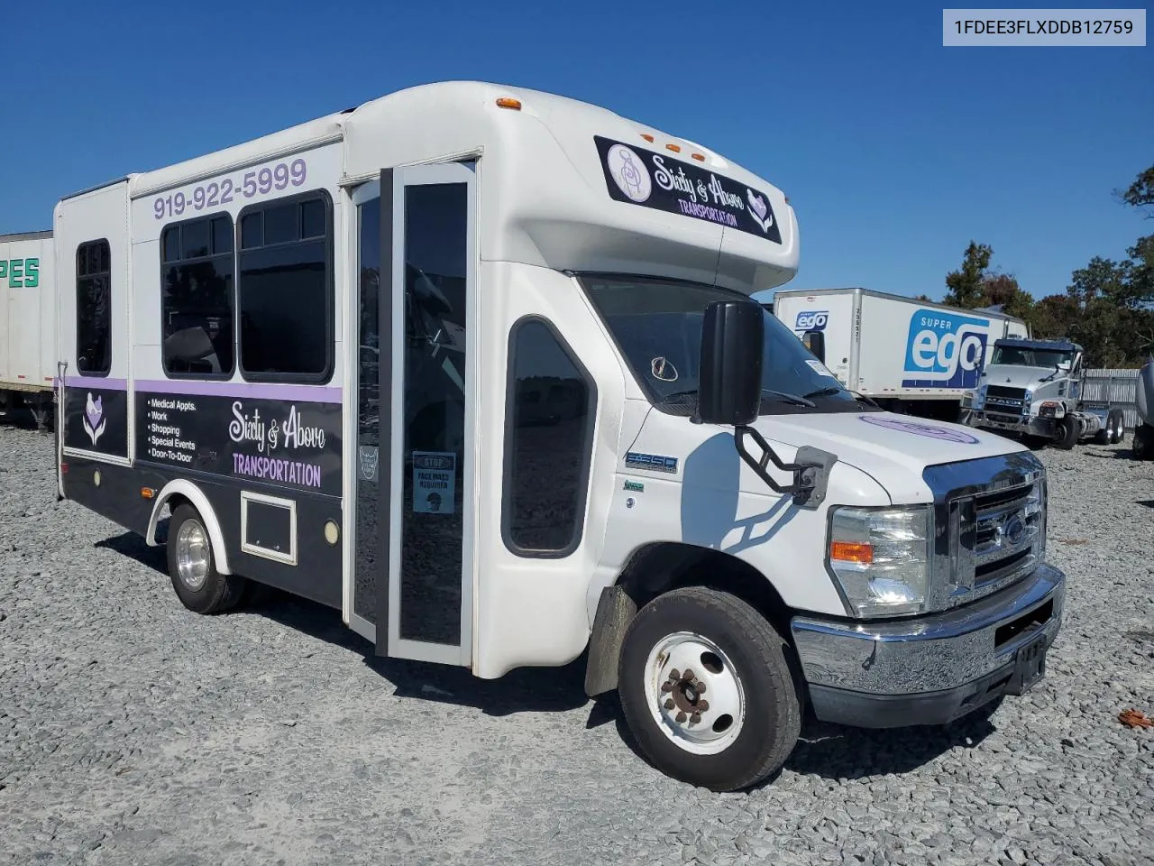 2013 Ford Econoline VIN: 1FDEE3FLXDDB12759 Lot: 78123774