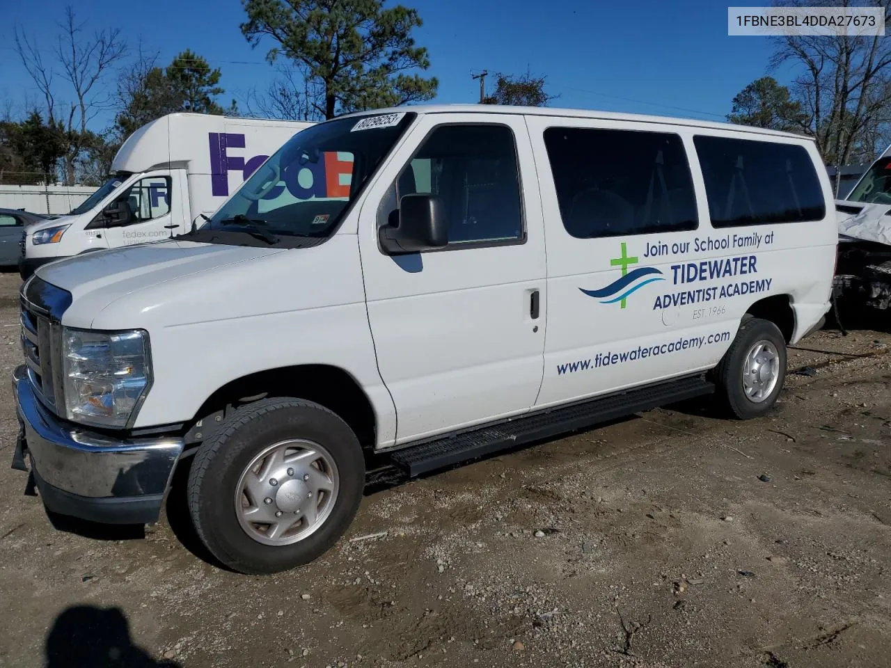 2013 Ford Econoline E350 Super Duty Wagon VIN: 1FBNE3BL4DDA27673 Lot: 80296253