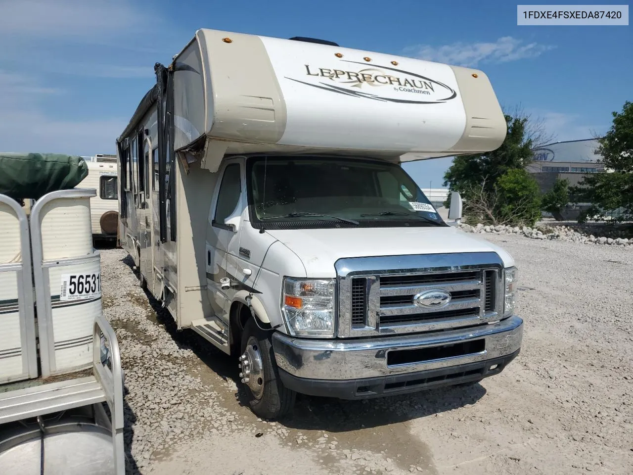 2014 Ford Econoline E450 Super Duty Cutaway Van VIN: 1FDXE4FSXEDA87420 Lot: 56890354