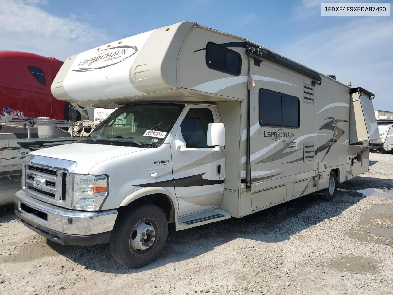 2014 Ford Econoline E450 Super Duty Cutaway Van VIN: 1FDXE4FSXEDA87420 Lot: 56890354