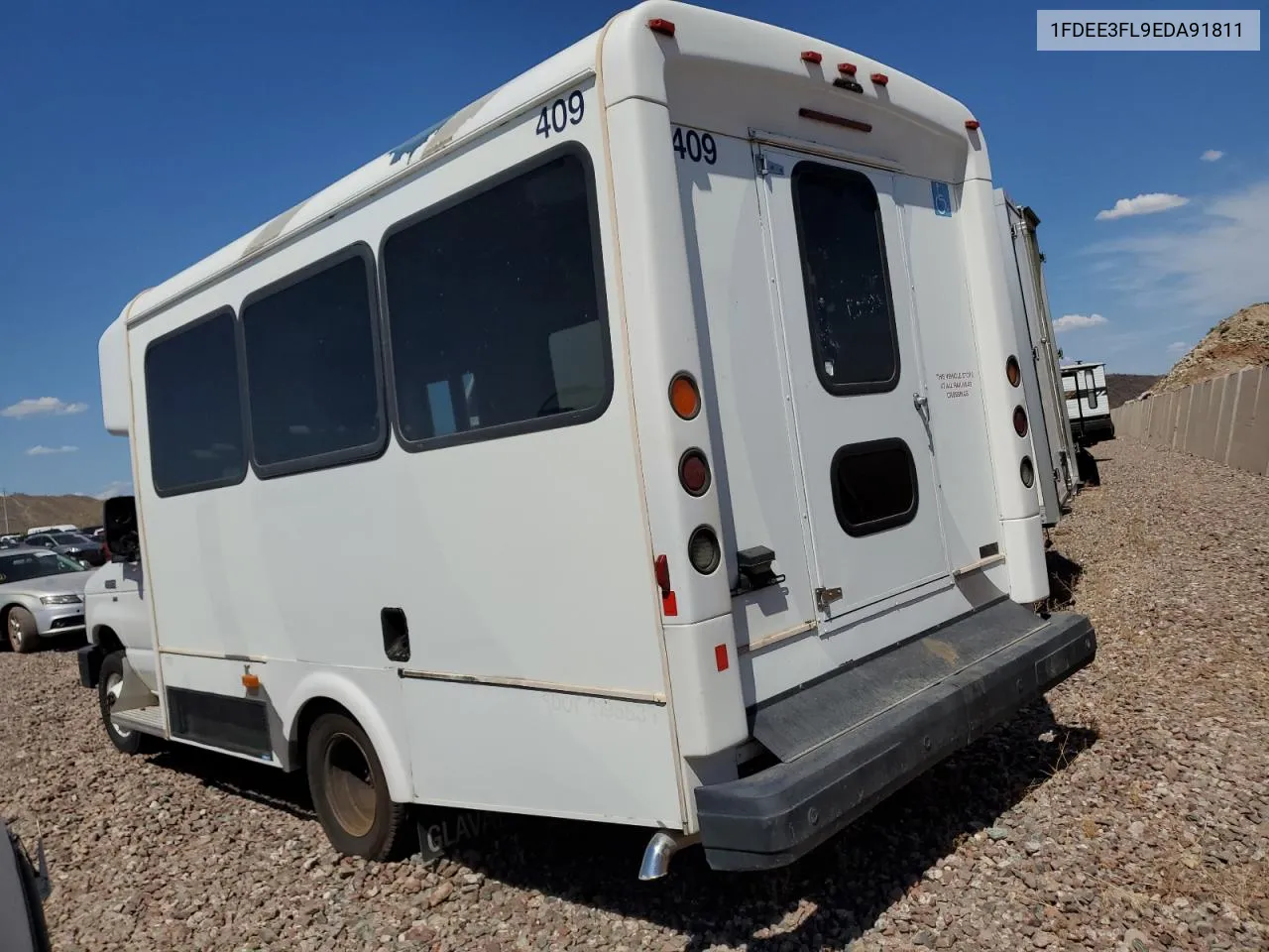 2014 Ford Econoline E350 Super Duty Cutaway Van VIN: 1FDEE3FL9EDA91811 Lot: 57328594