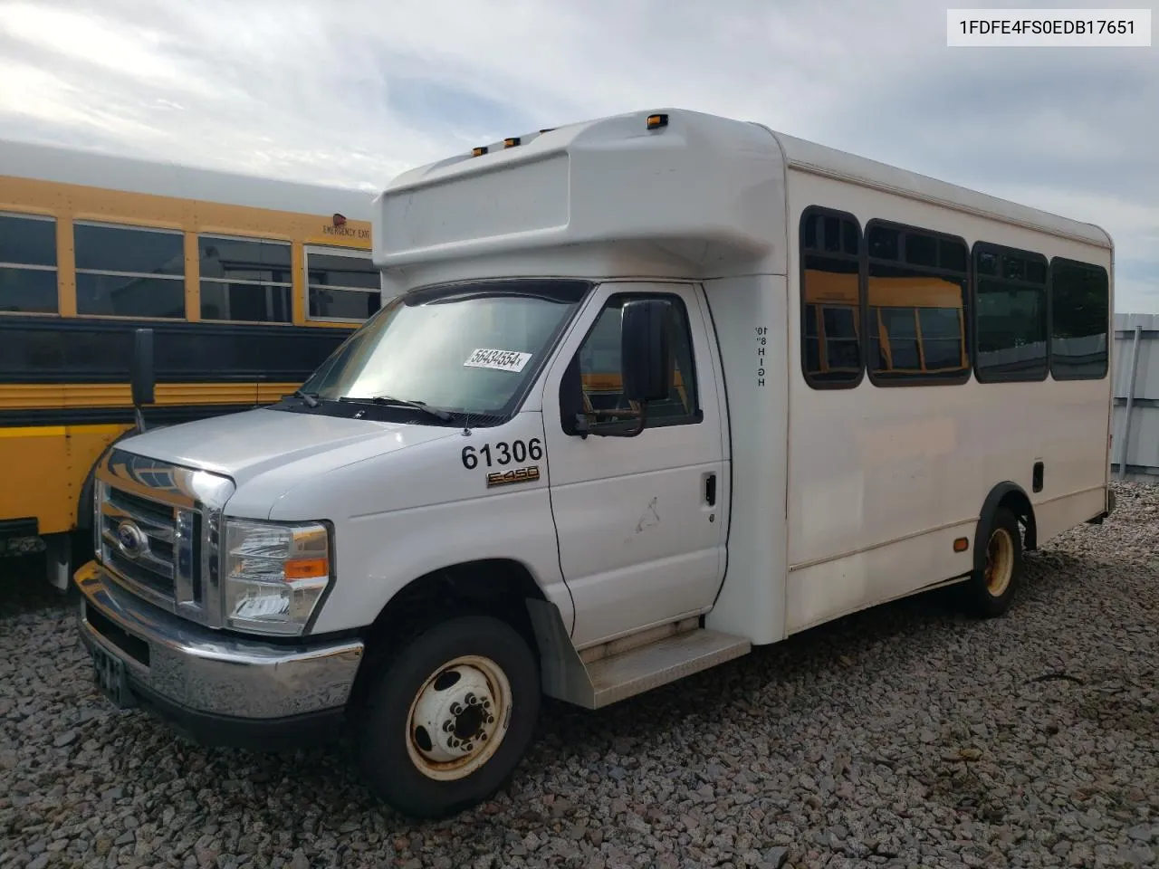 2014 Ford Econoline E450 Super Duty Cutaway Van VIN: 1FDFE4FS0EDB17651 Lot: 59039374