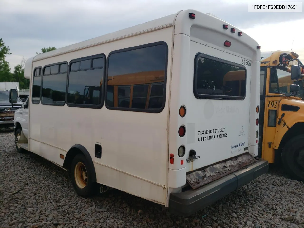 2014 Ford Econoline E450 Super Duty Cutaway Van VIN: 1FDFE4FS0EDB17651 Lot: 59039374