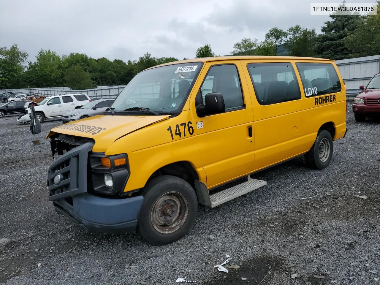 2014 Ford Econoline E150 Van VIN: 1FTNE1EW3EDA81876 Lot: 66311284