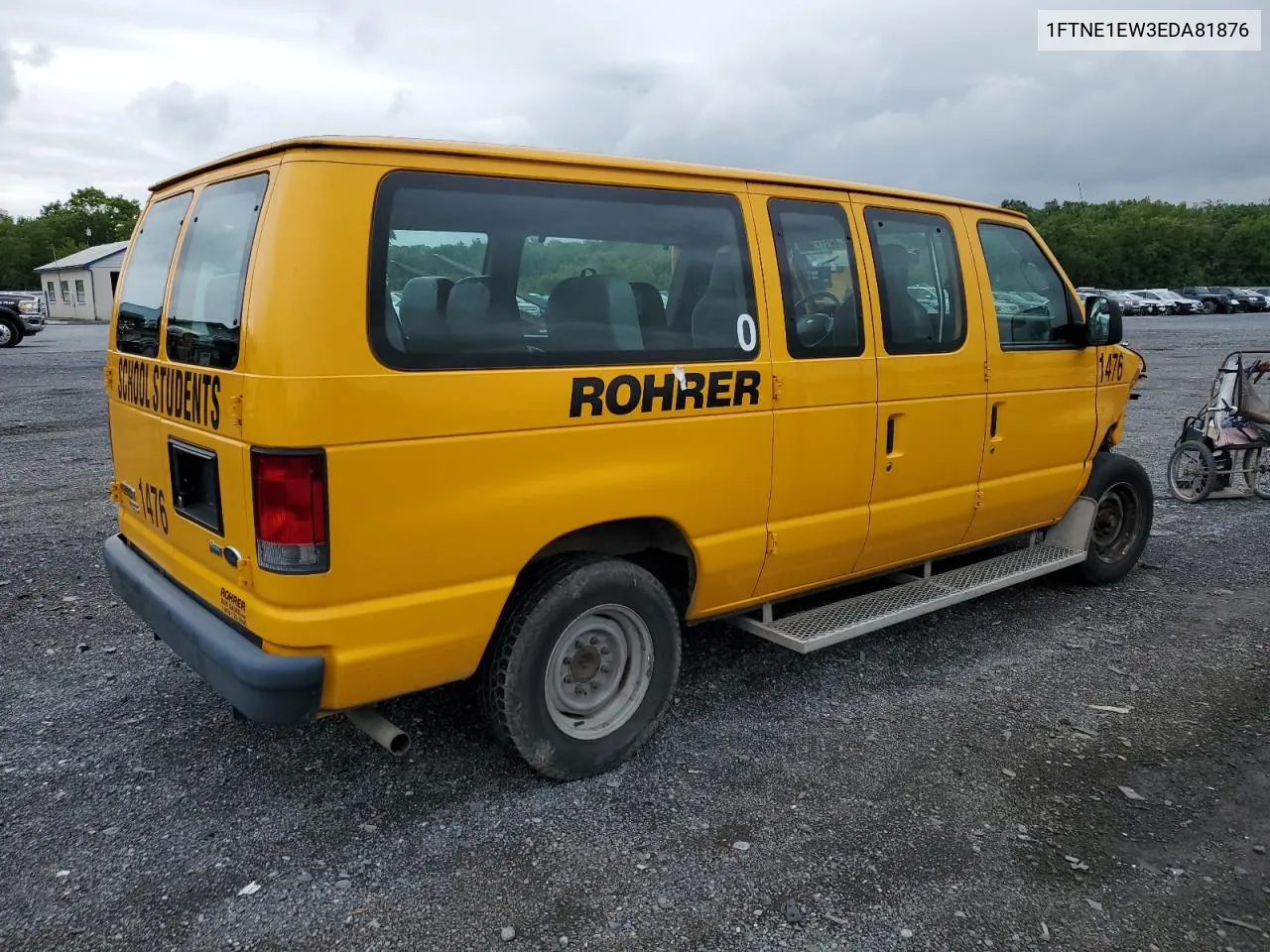 2014 Ford Econoline E150 Van VIN: 1FTNE1EW3EDA81876 Lot: 66311284