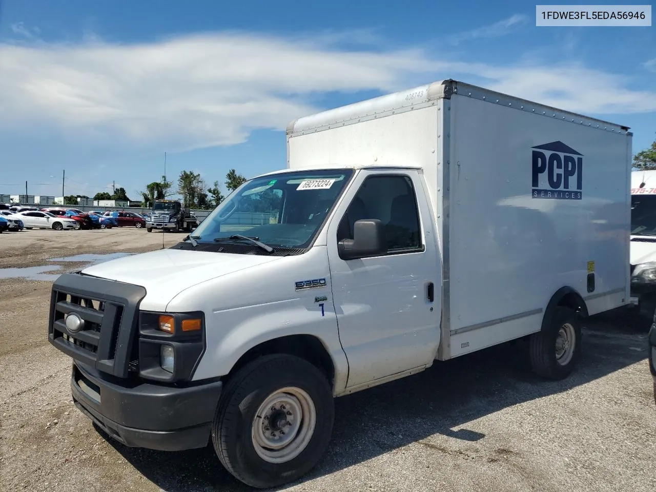 2014 Ford Econoline E350 Super Duty Cutaway Van VIN: 1FDWE3FL5EDA56946 Lot: 69273224