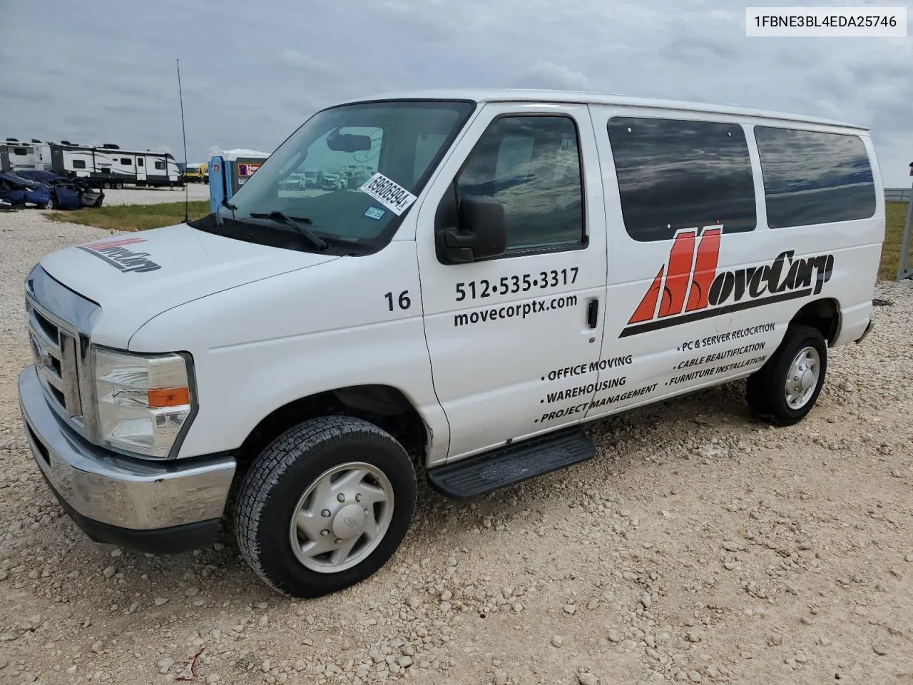 1FBNE3BL4EDA25746 2014 Ford Econoline E350 Super Duty Wagon