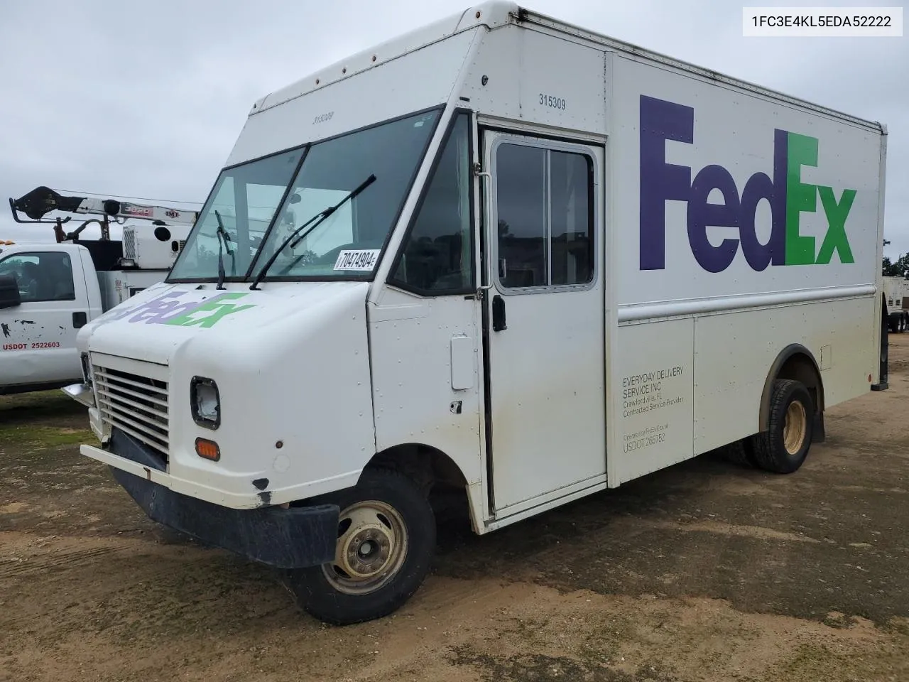 2014 Ford Econoline E450 Super Duty Commercial Stripped Chassis VIN: 1FC3E4KL5EDA52222 Lot: 70474904