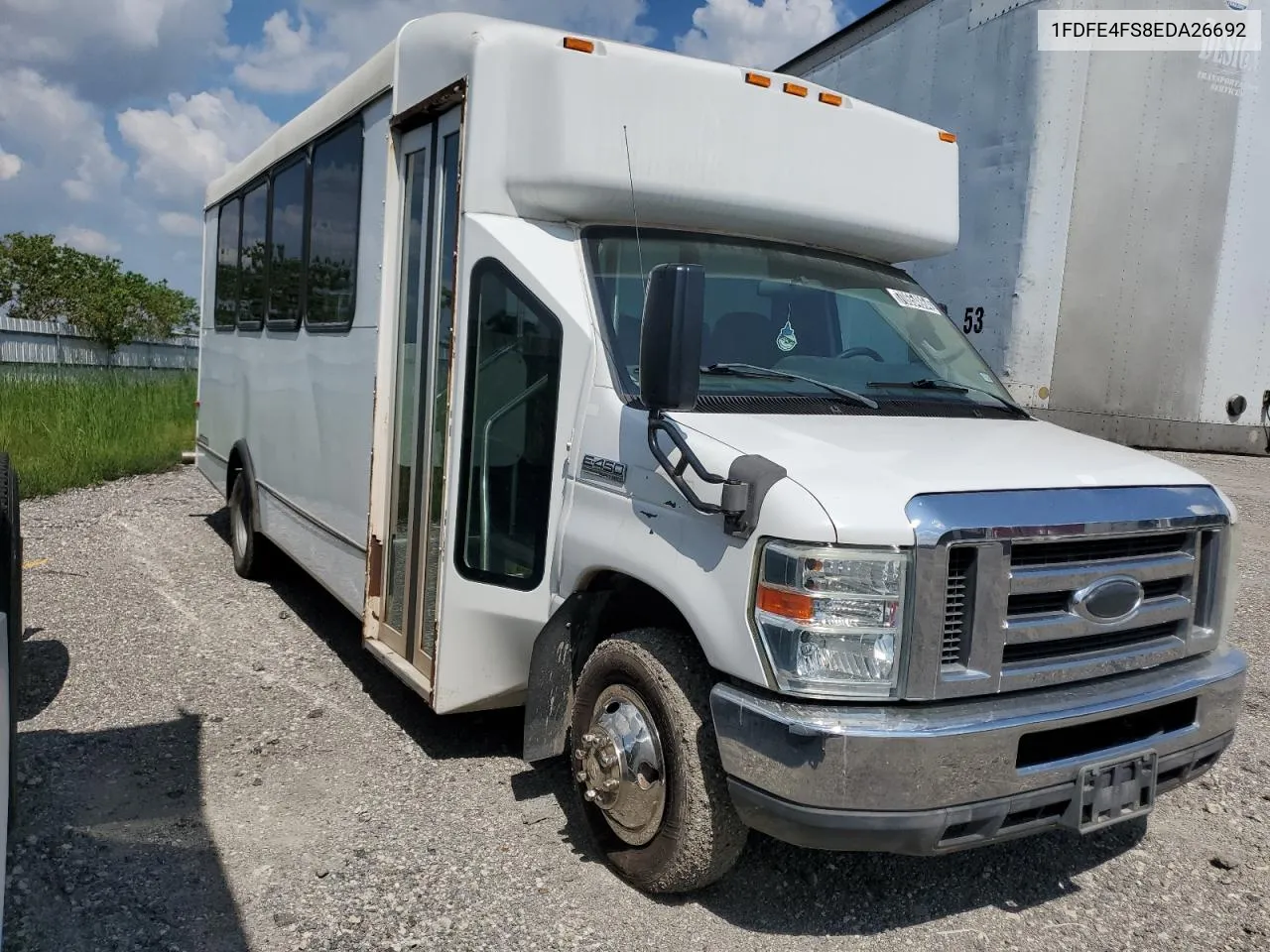 2014 Ford Econoline E450 Super Duty Cutaway Van VIN: 1FDFE4FS8EDA26692 Lot: 70654864