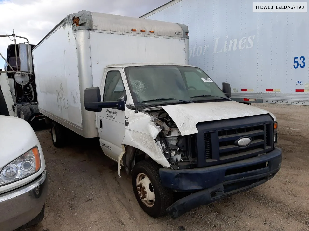 2014 Ford Econoline E350 Super Duty Cutaway Van VIN: 1FDWE3FL9EDA57193 Lot: 71660764