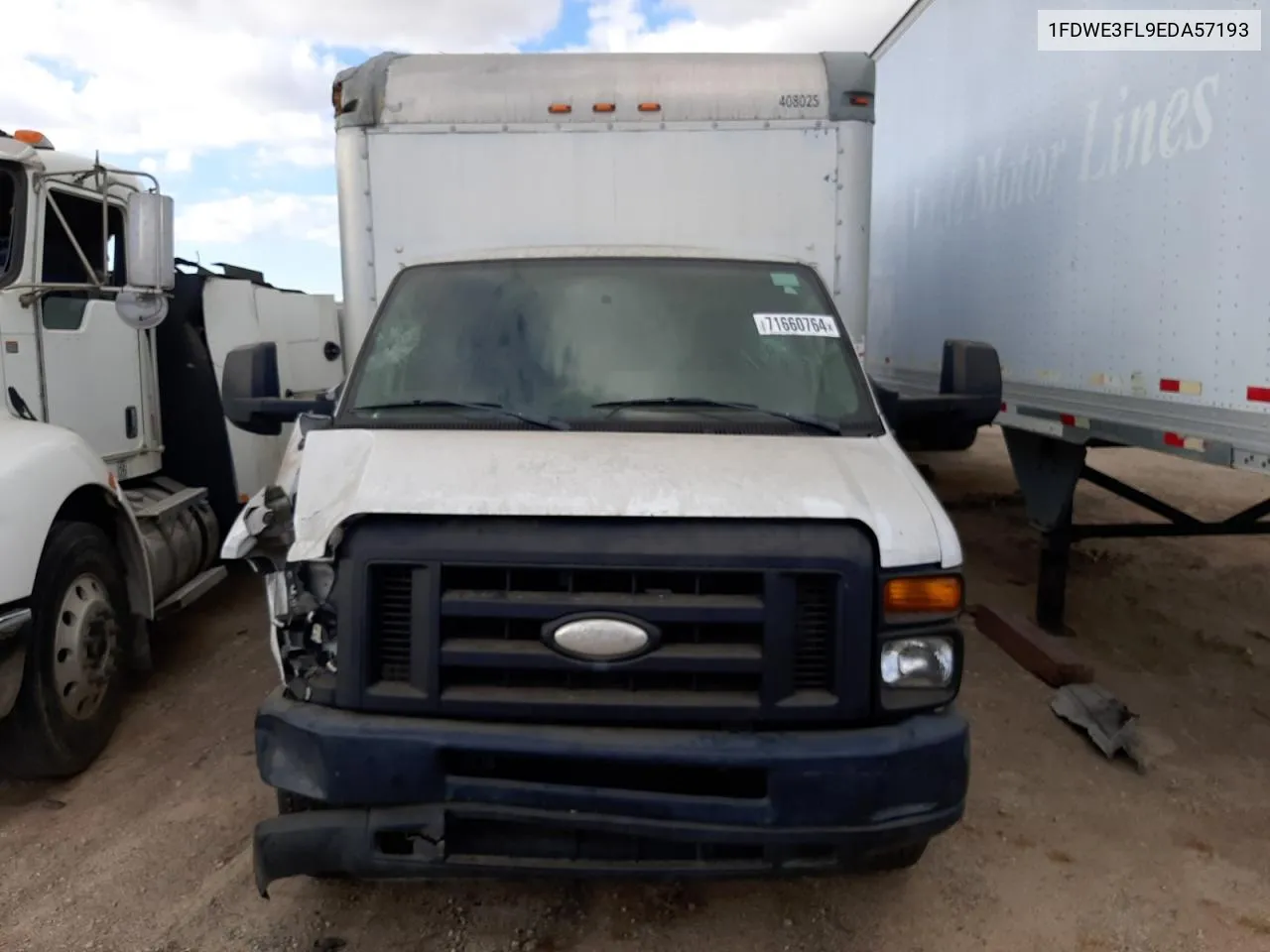 2014 Ford Econoline E350 Super Duty Cutaway Van VIN: 1FDWE3FL9EDA57193 Lot: 71660764