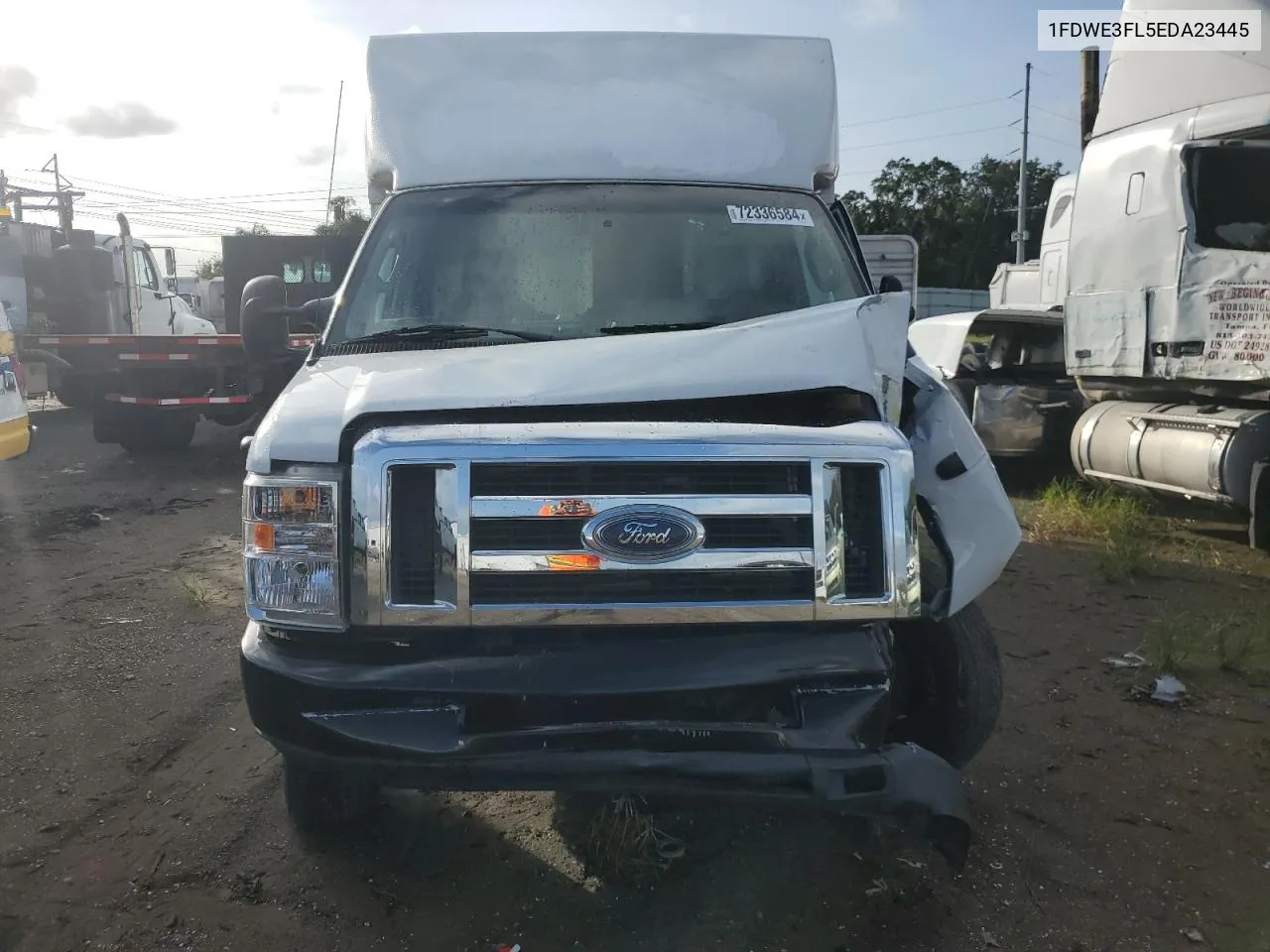 2014 Ford Econoline E350 Super Duty Cutaway Van VIN: 1FDWE3FL5EDA23445 Lot: 72336584