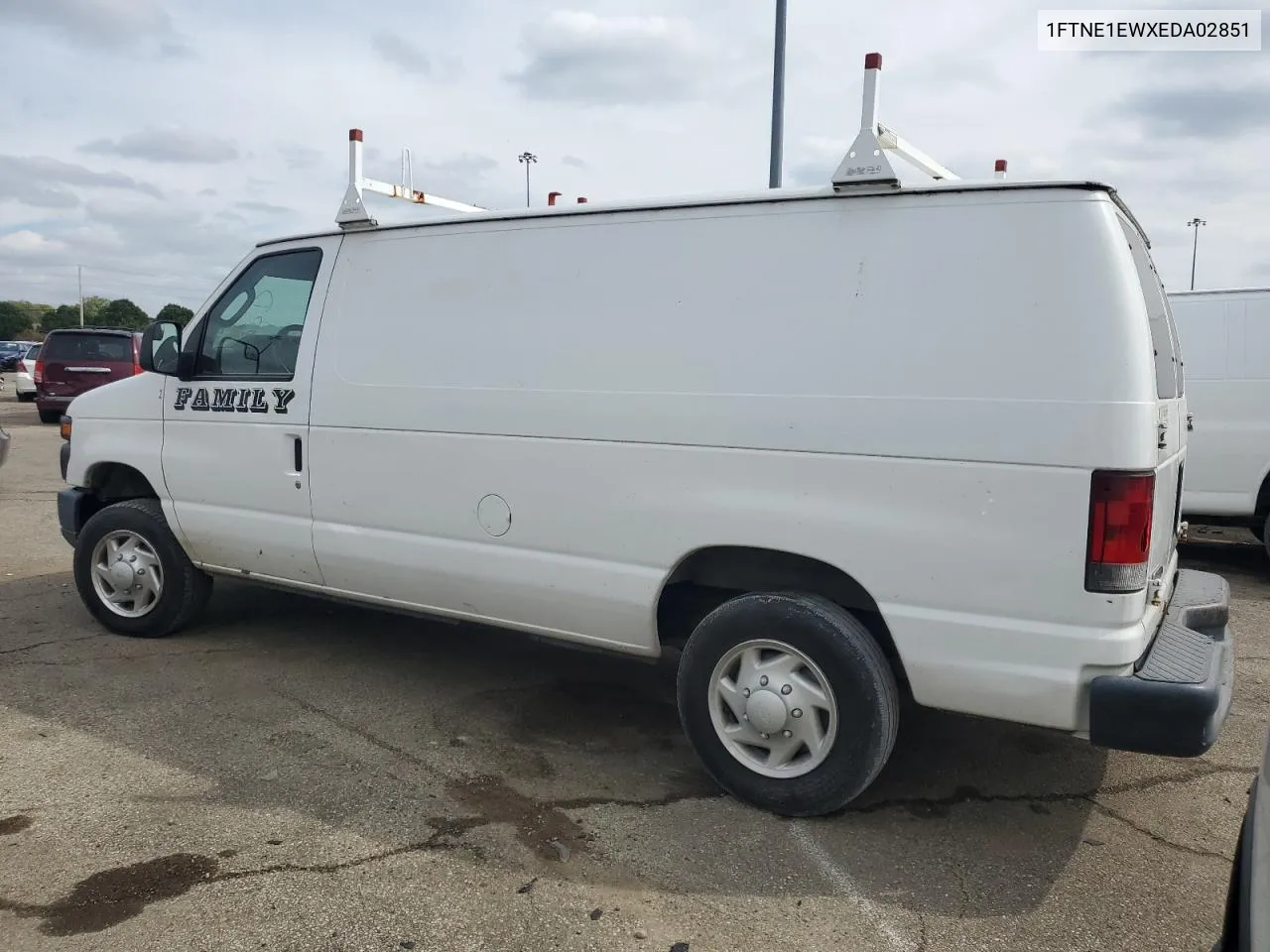 2014 Ford Econoline E150 Van VIN: 1FTNE1EWXEDA02851 Lot: 72610504