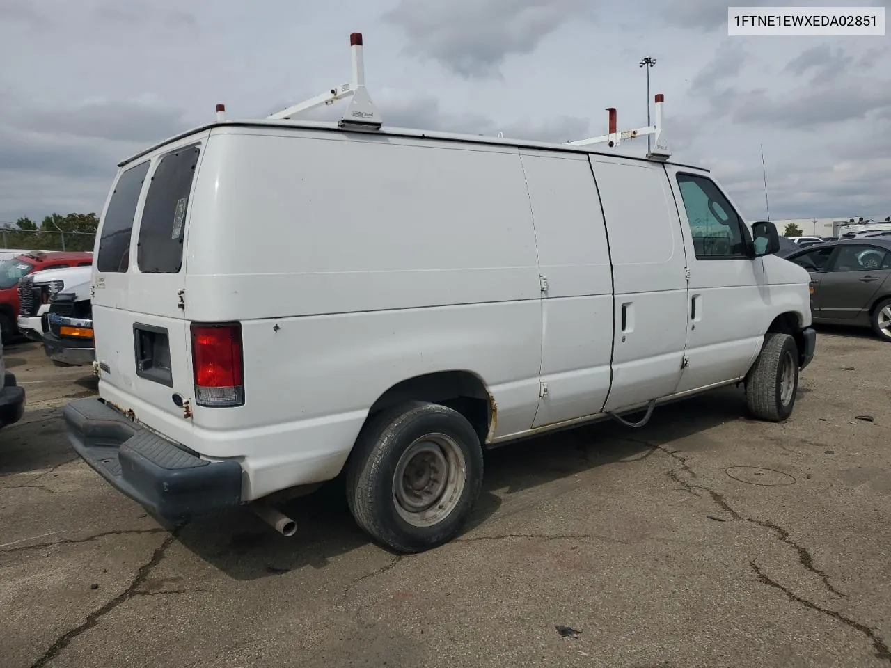 2014 Ford Econoline E150 Van VIN: 1FTNE1EWXEDA02851 Lot: 72610504