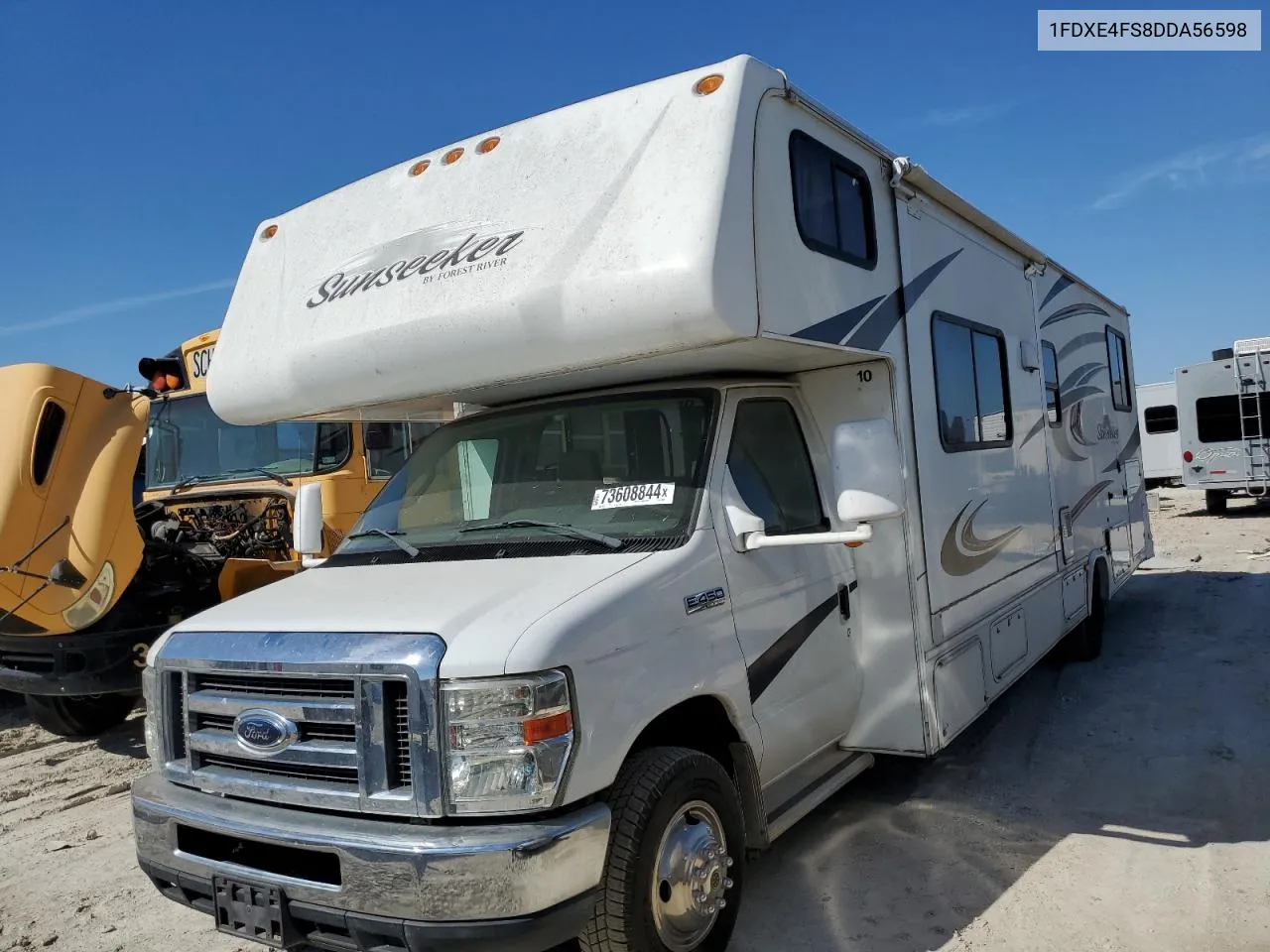 2014 Ford Econoline E450 Super Duty Cutaway Van VIN: 1FDXE4FS8DDA56598 Lot: 73608844