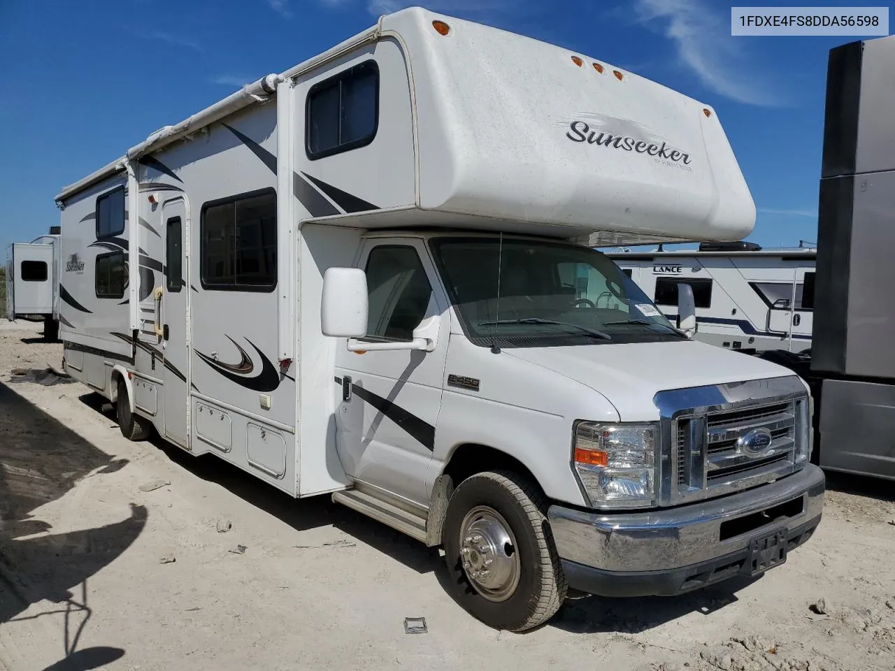 2014 Ford Econoline E450 Super Duty Cutaway Van VIN: 1FDXE4FS8DDA56598 Lot: 73608844