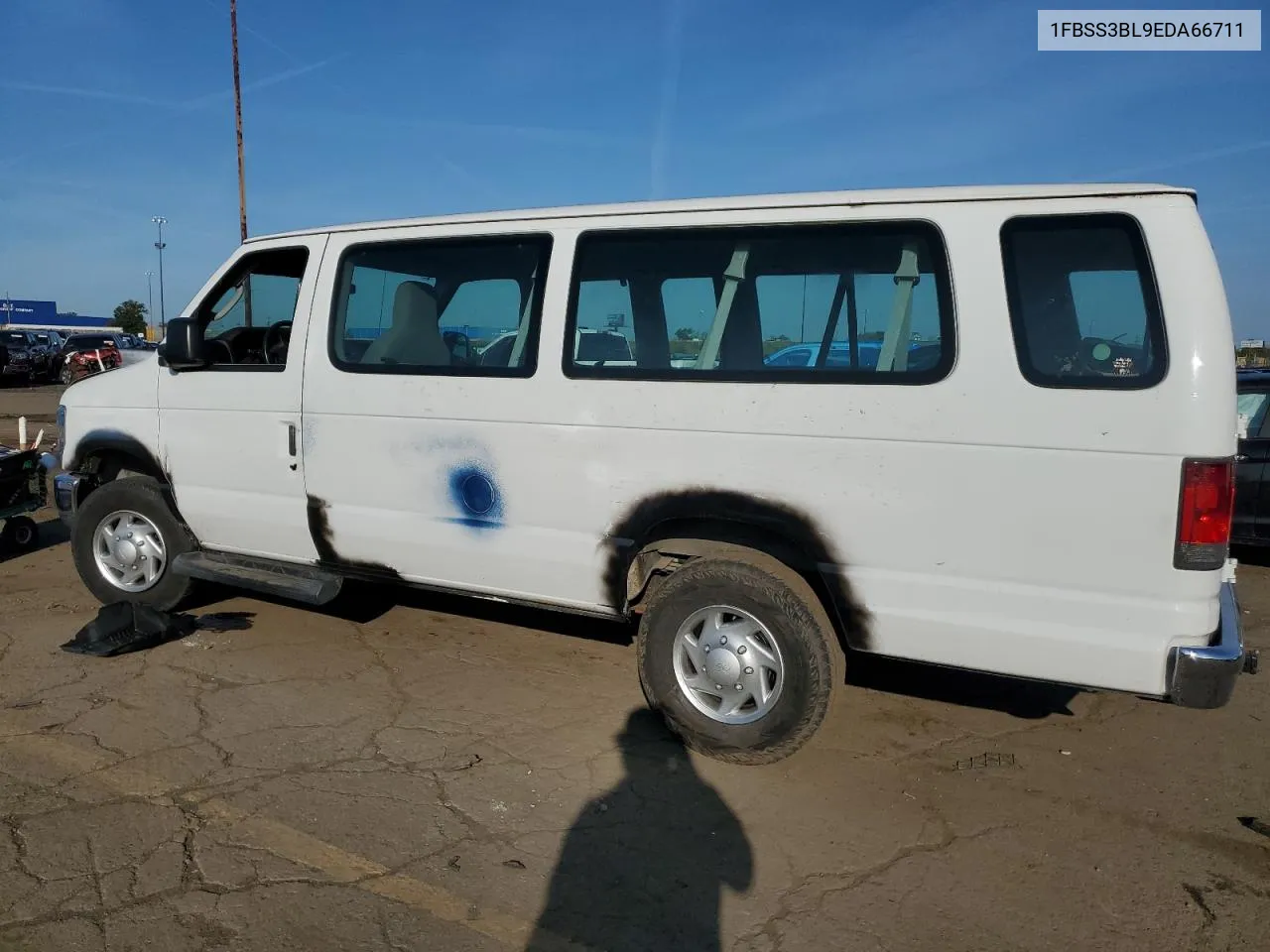 2014 Ford Econoline E350 Super Duty Wagon VIN: 1FBSS3BL9EDA66711 Lot: 74206234