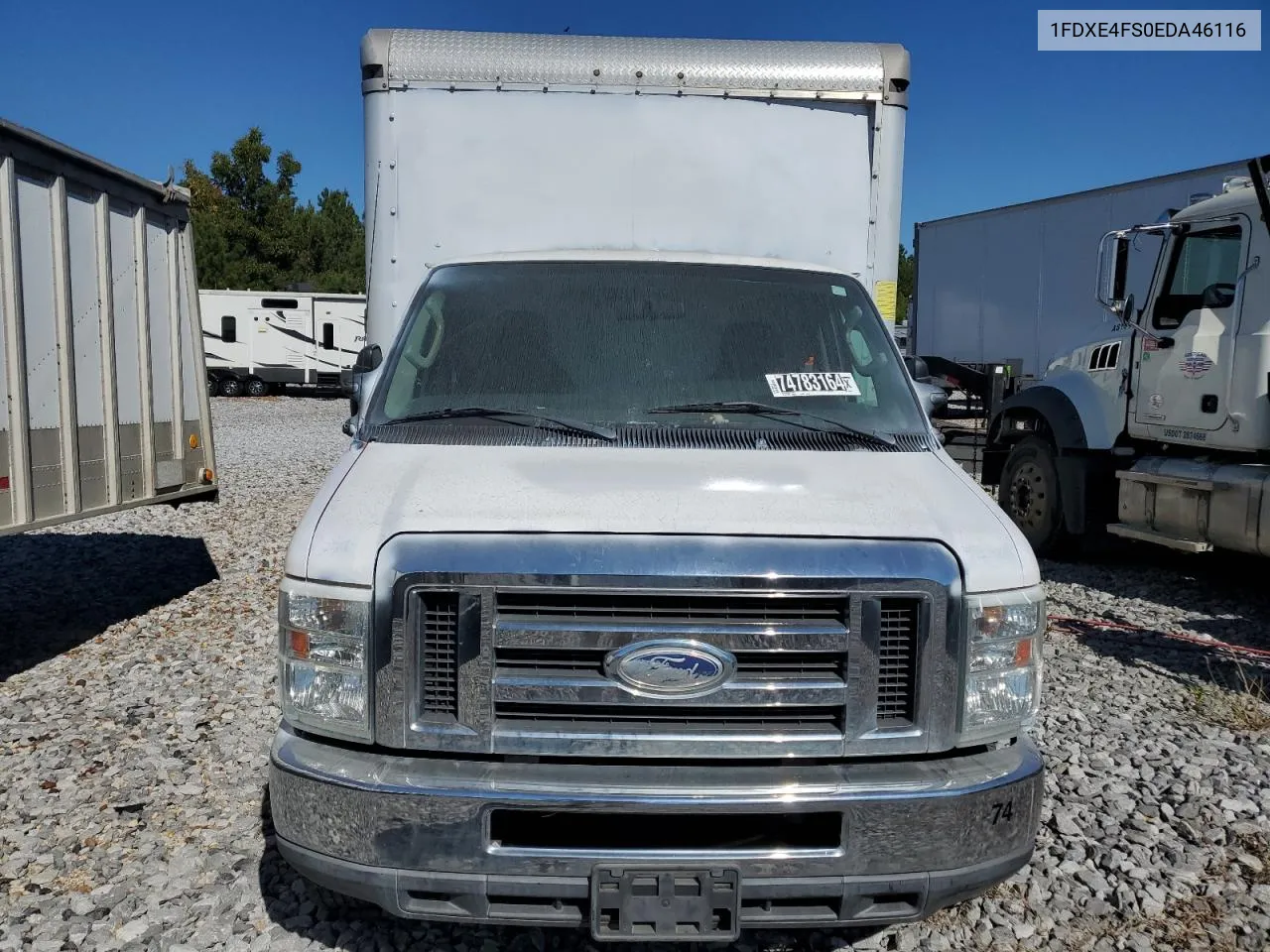 2014 Ford Econoline E450 Super Duty Cutaway Van VIN: 1FDXE4FS0EDA46116 Lot: 74783164