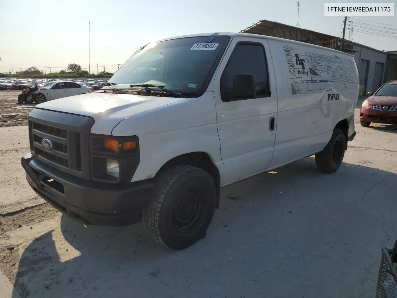 2014 Ford Econoline E150 Van VIN: 1FTNE1EW8EDA11175 Lot: 74799564