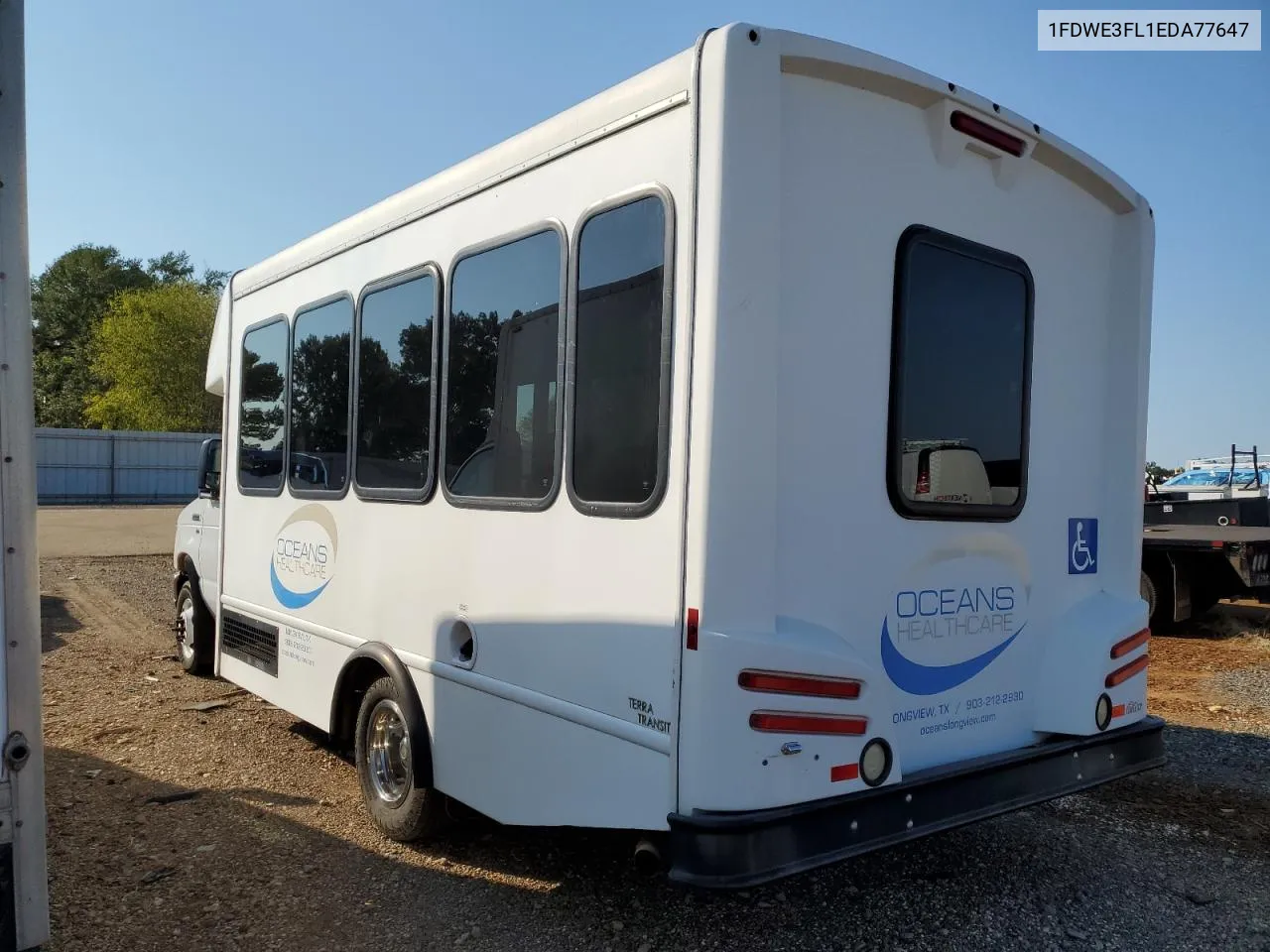 2014 Ford Econoline E350 Super Duty Cutaway Van VIN: 1FDWE3FL1EDA77647 Lot: 75206154