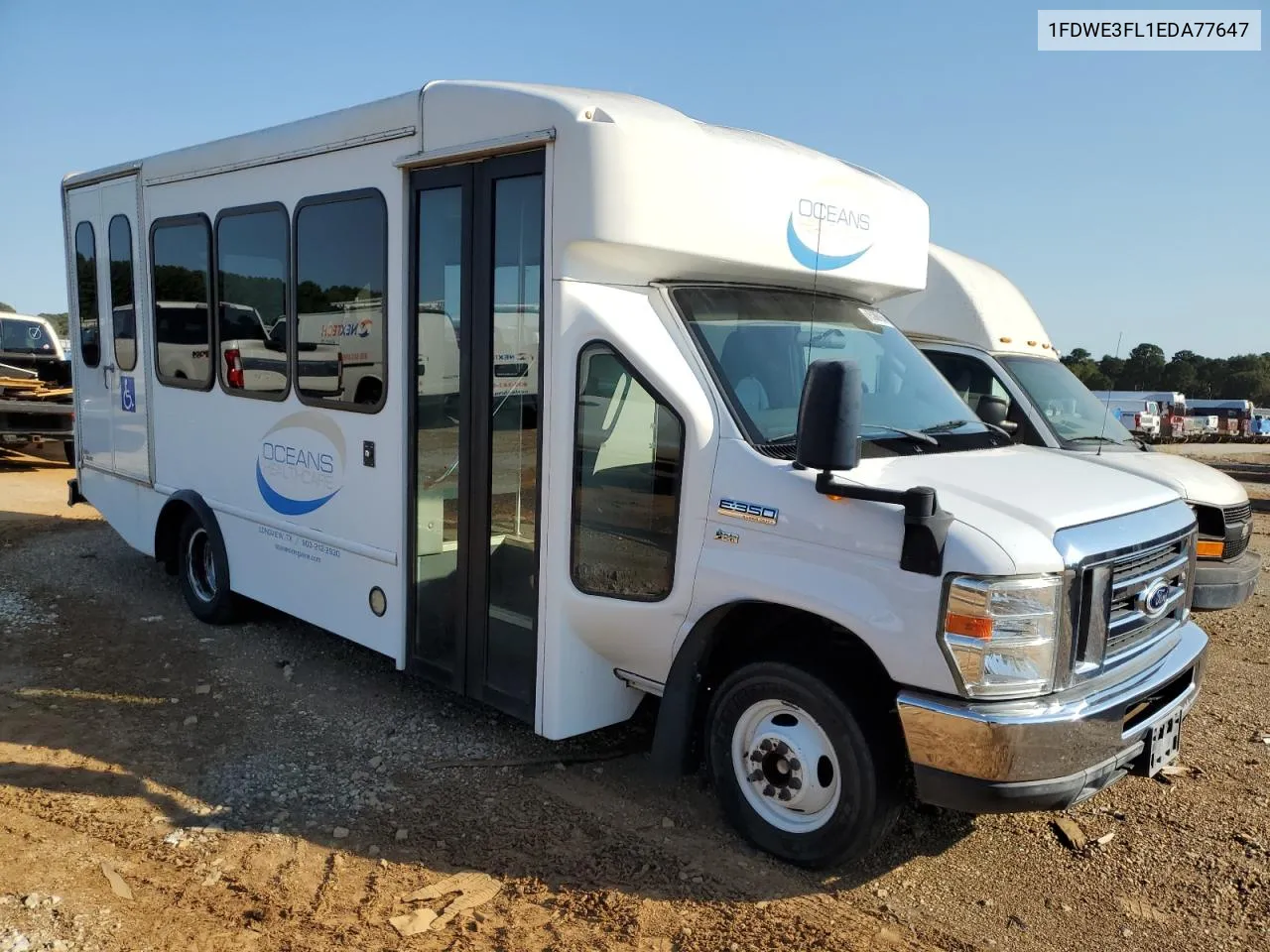 2014 Ford Econoline E350 Super Duty Cutaway Van VIN: 1FDWE3FL1EDA77647 Lot: 75206154