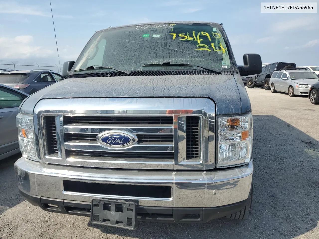 2014 Ford Econoline E150 Van VIN: 1FTNE1EL7EDA55965 Lot: 75649024