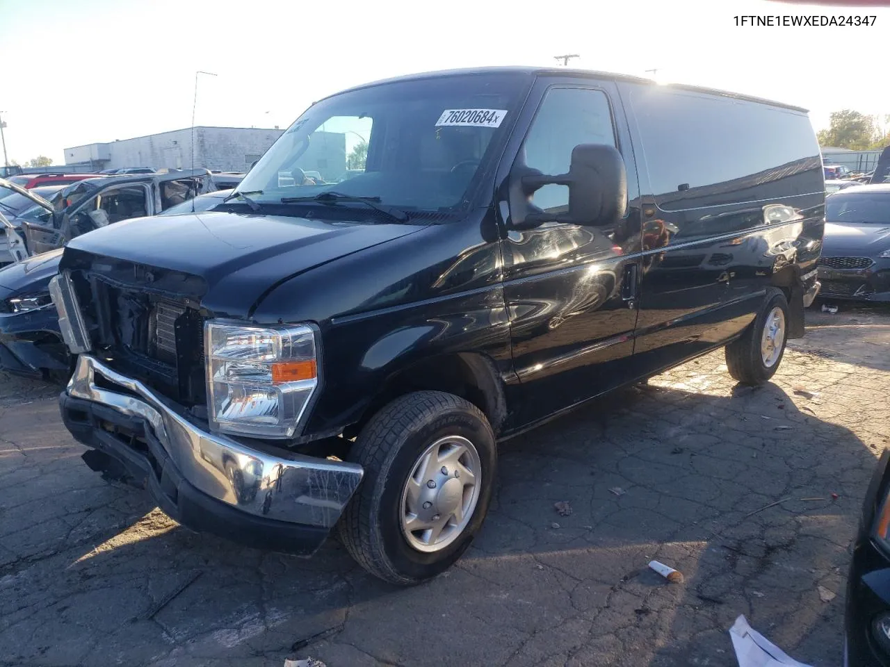 2014 Ford Econoline E150 Van VIN: 1FTNE1EWXEDA24347 Lot: 76020684