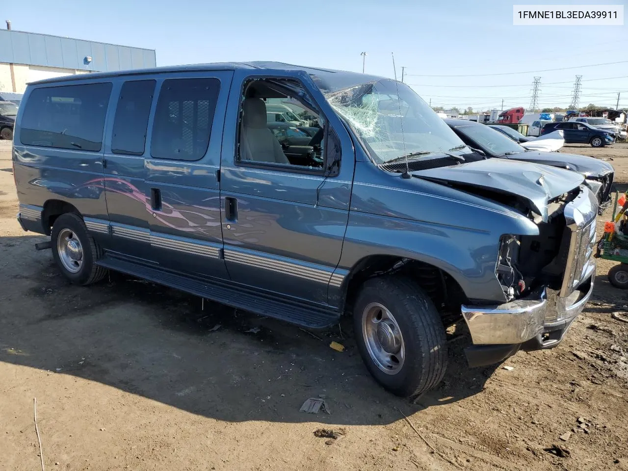 2014 Ford Econoline E150 Wagon VIN: 1FMNE1BL3EDA39911 Lot: 76034434