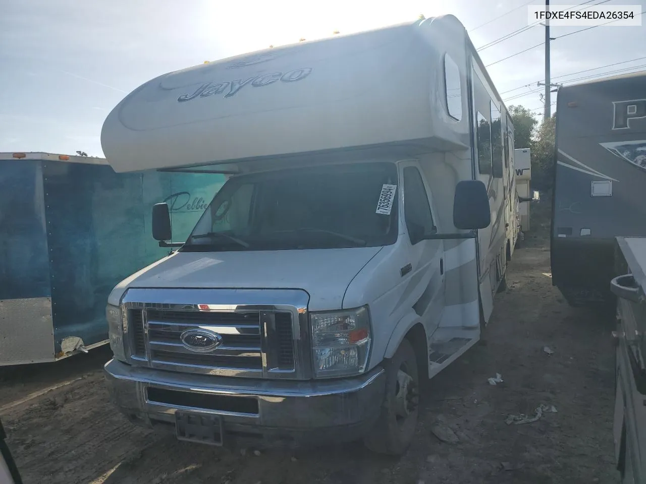 2014 Ford Econoline E450 Super Duty Cutaway Van VIN: 1FDXE4FS4EDA26354 Lot: 76356994