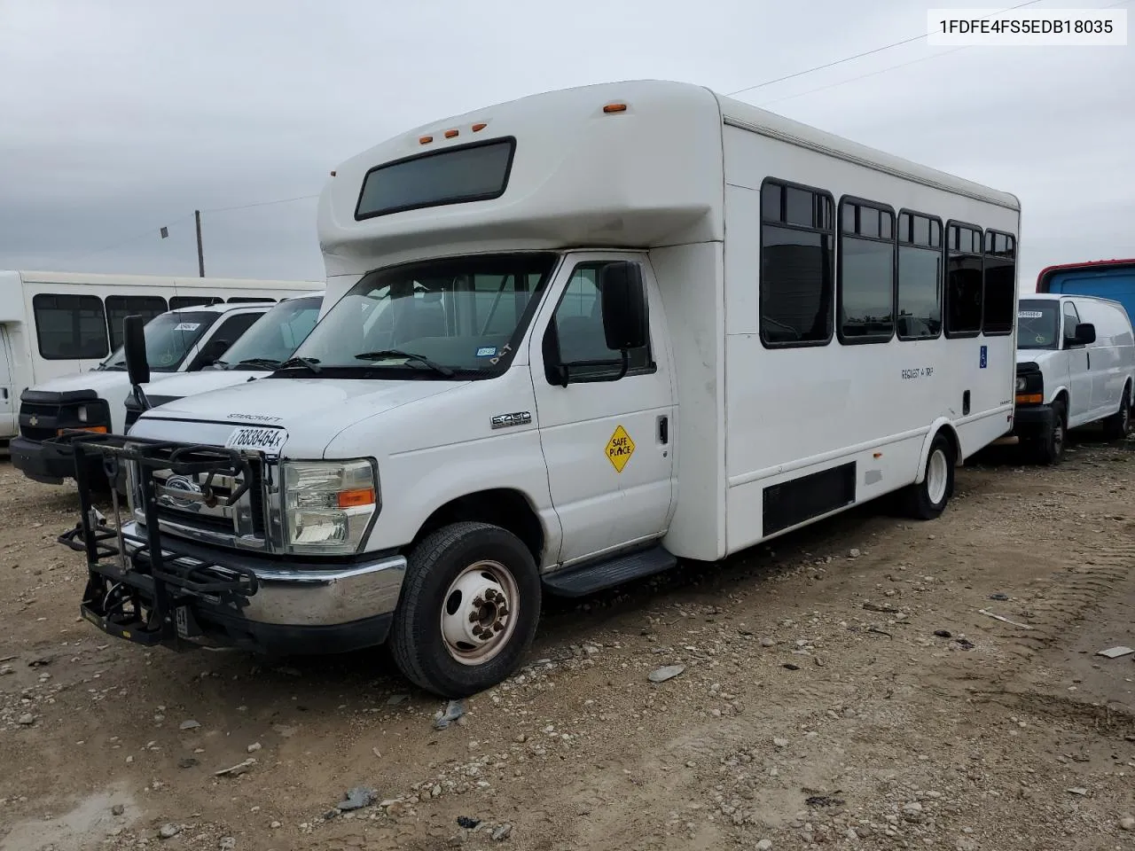 2014 Ford Econoline E450 Super Duty Cutaway Van VIN: 1FDFE4FS5EDB18035 Lot: 76838464