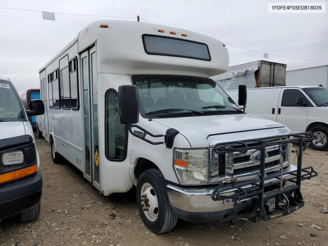 2014 Ford Econoline E450 Super Duty Cutaway Van VIN: 1FDFE4FS5EDB18035 Lot: 76838464