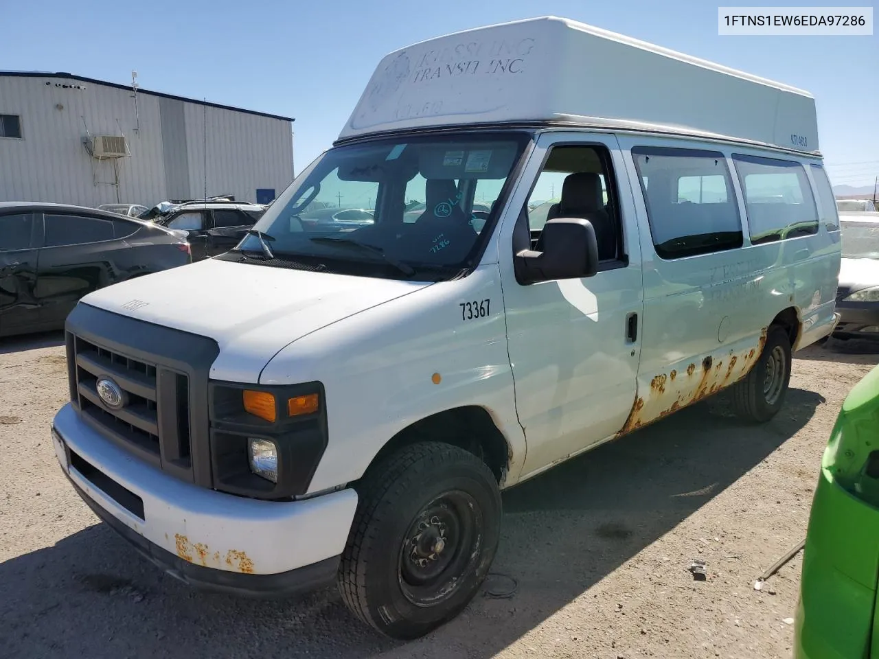 2014 Ford Econoline E150 Van VIN: 1FTNS1EW6EDA97286 Lot: 77502914