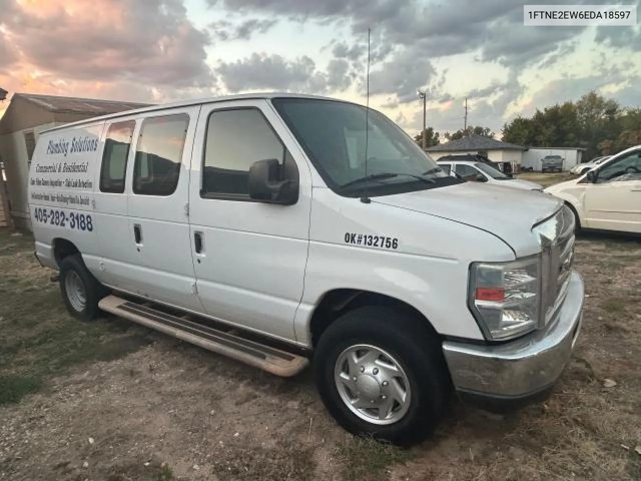 2014 Ford Econoline E250 Van VIN: 1FTNE2EW6EDA18597 Lot: 77916084