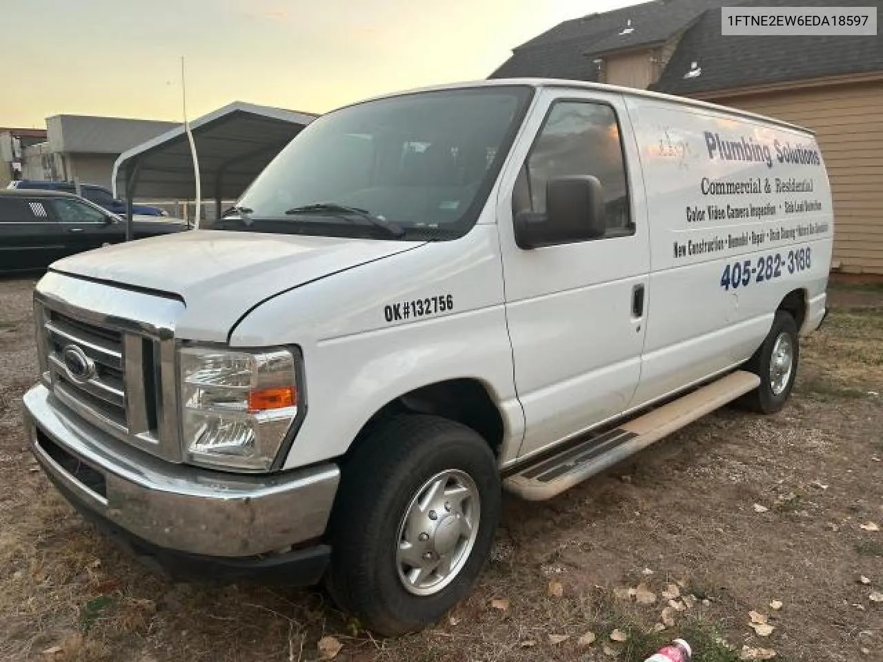 2014 Ford Econoline E250 Van VIN: 1FTNE2EW6EDA18597 Lot: 77916084