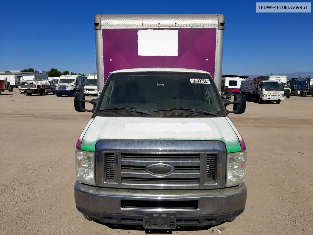 2014 Ford Econoline E450 Super Duty Cutaway Van VIN: 1FDWE4FL0EDA69951 Lot: 78833814